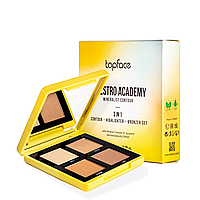 Палетка для контуринга лица Topface Maestro Academy Mineralist Contour № 002 Sculpt