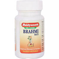 Брами Вати, тоник для мозга, 80 таб, Бэйдэнат; Brahmi Bati, 80 tabs, Baidyanath