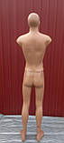 Манекен чоловічий збірний "Стас" тілесний з безликою головою, фото 3