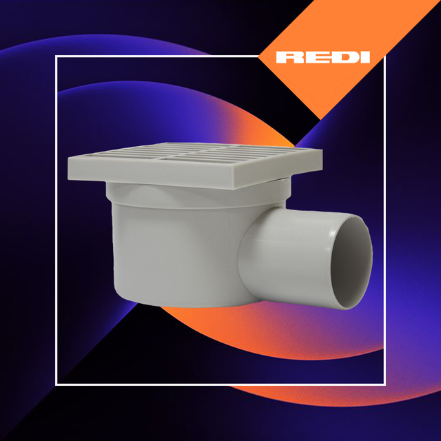 Купить Е224504 Трап горизонтальный PP Ø50 х 100 мм REDI s.p.a., цена ...