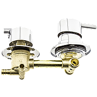 Змішувач для душової кабіни, (С-3\10 ) вбудовуваний на три положення під штуцер.