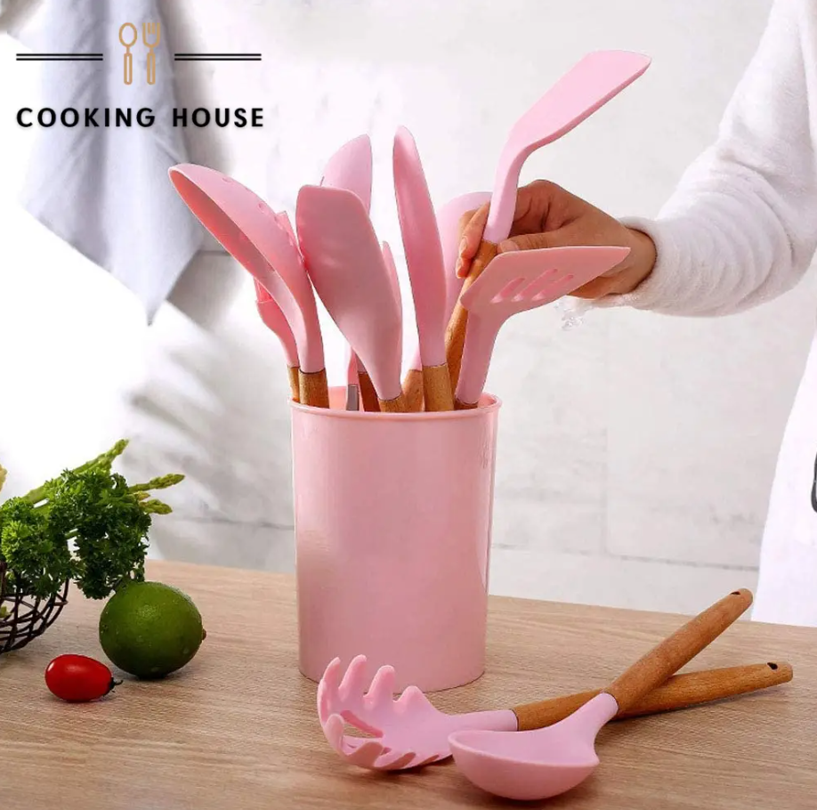 Набор лопаток для кухни kitchen set Силиконовые аксессуары для кухни - фото 3 - id-p1966258154