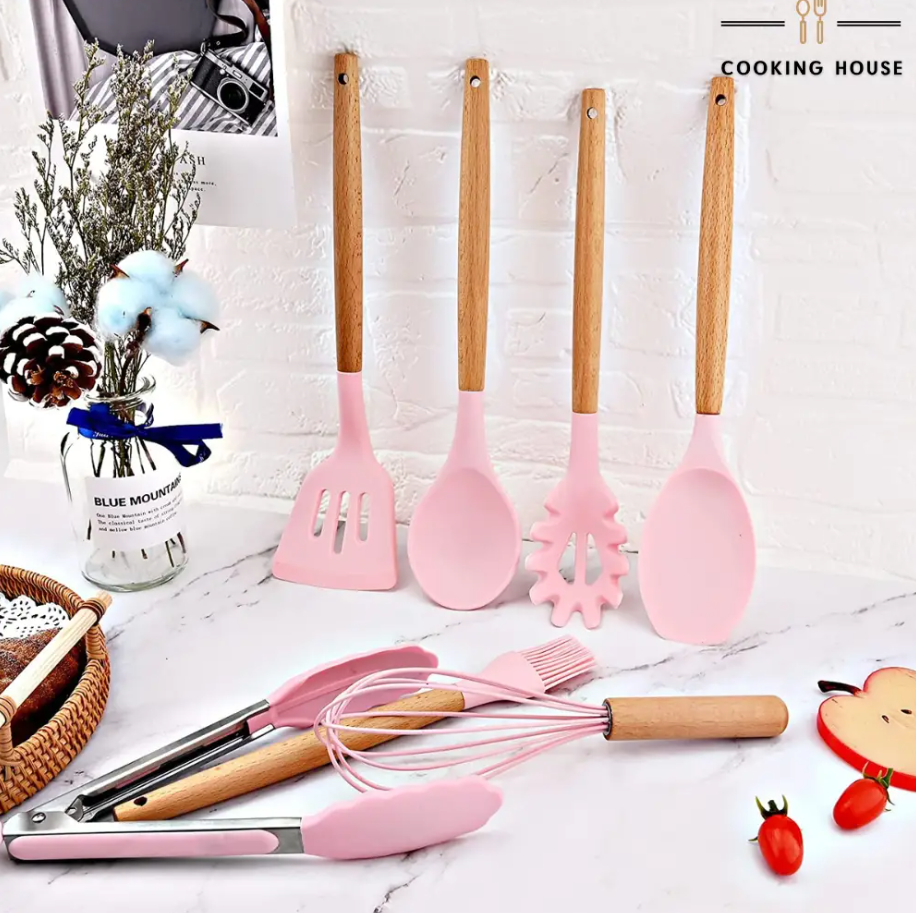 Набор лопаток для кухни kitchen set Силиконовые аксессуары для кухни - фото 1 - id-p1966258154