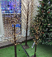 Дерева світлодіодні декоративні, Дерево гірлянда, Новорічні гірлянди для прикраси будинку, 225 led, 1.5 м