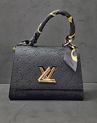 Модна жіноча сумка Louis Vuitton Луї Вітон зі знімною хусткою Люкс-якість