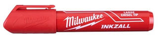 Маркер INKZALL Red L Chisel Tip 1 шт. MILWAUKEE 4932471556