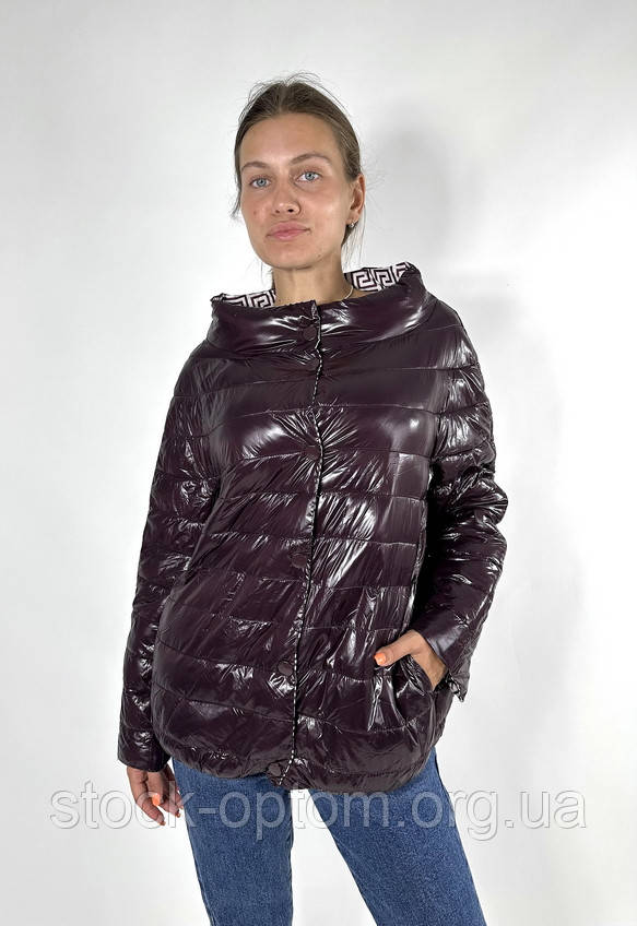 Куртки жіночі оптом двохсторонні великі розміри Minority Ціна 25 Є, лот 6 шт.