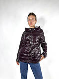 Куртки жіночі оптом двохсторонні великі розміри Minority Ціна 25 Є, лот 6 шт., фото 3