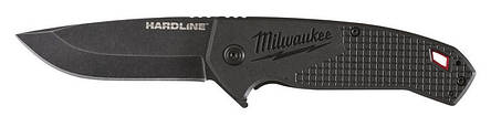 Ніж MILWAUKEE HARDLINE 75 мм викидний з гладким лезом 48221994, фото 1