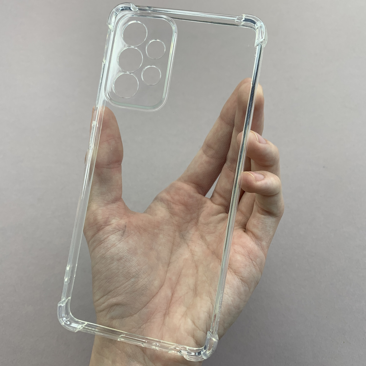 Чохол для Samsung Galaxy A52s протиударний з бронь кутами накладка чохол на самсунг а52с прозорий TTP