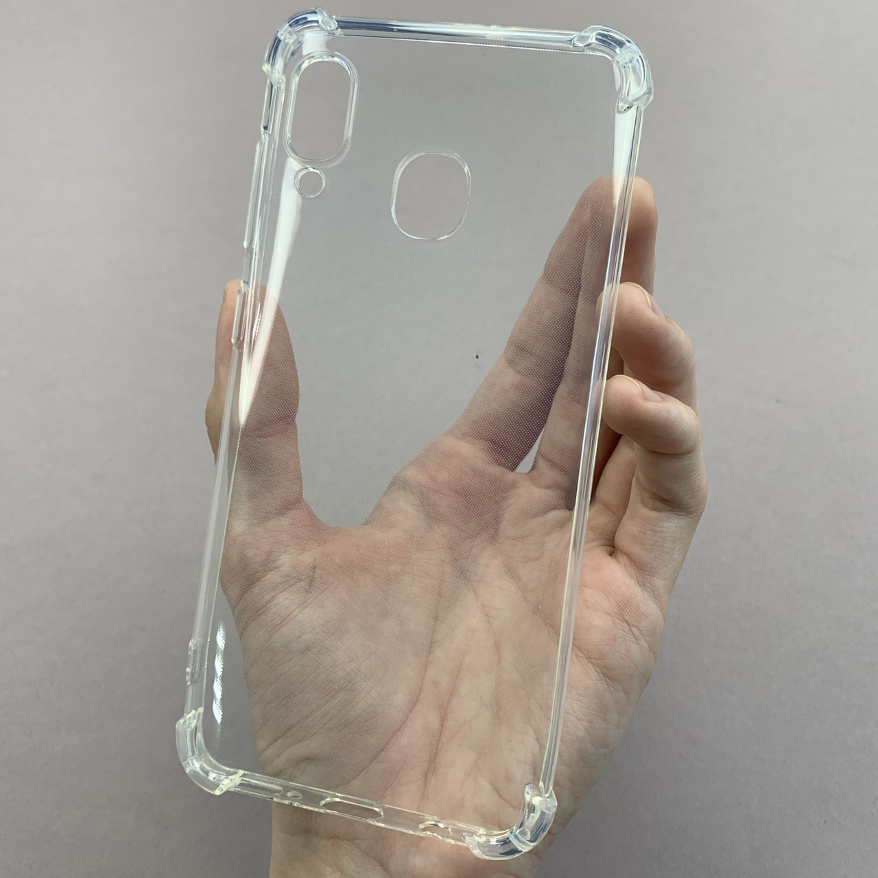 Чохол для Samsung Galaxy A20 силіконовий з бронь кутами чохол на ...