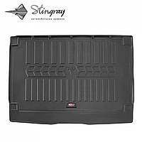 3D коврик с бортами в багажник для CITROEN Berlingo B9 2008-2018 (5 мест) Stingray