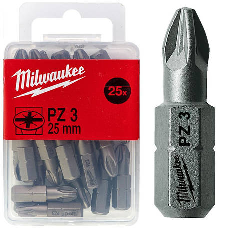 Насадка Milwaukee PZ3 25 мм (25 шт.), фото 1