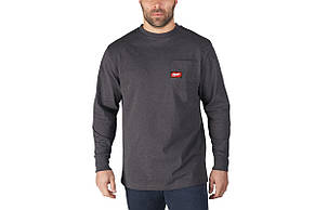 Футболка з довгими рукавами Milwaukee WTLSG-XL сіра 4933478240, фото 3