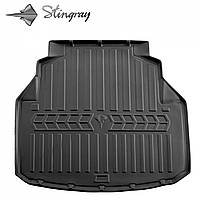 3D коврик с бортами в багажник для MERCEDES BENZ W204 C 2007-2015 (седан) Stingray
