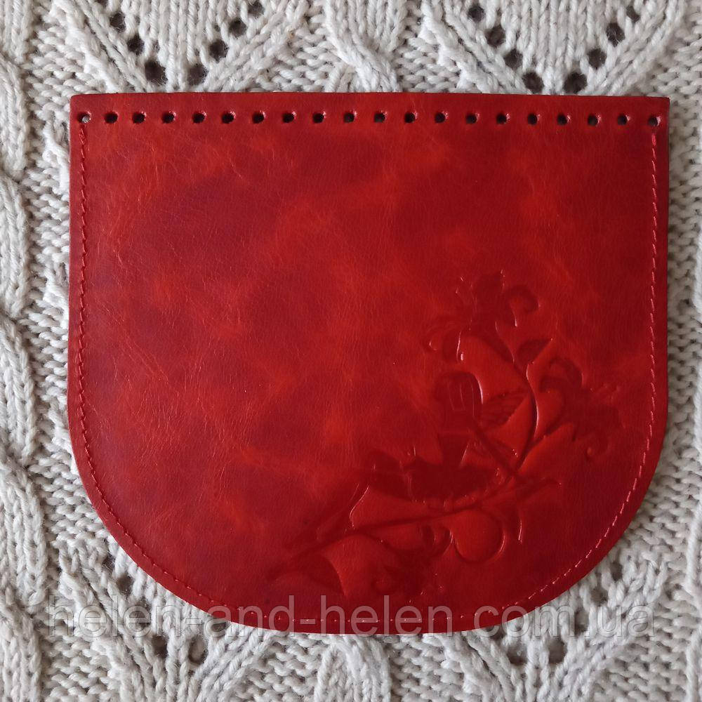 Клапан сумки. "Фея". Колір "Червоний", фото 1