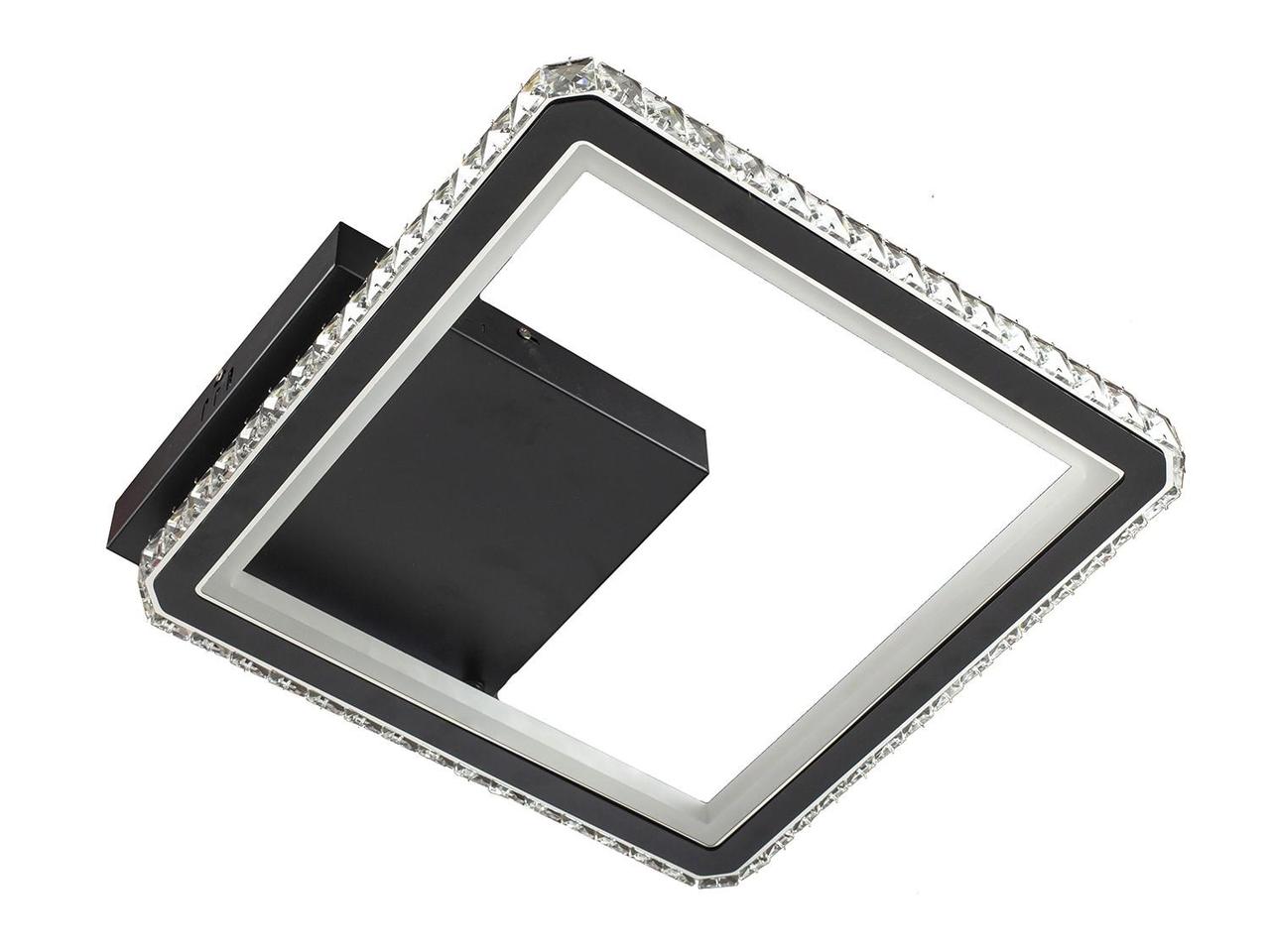 Світлодіодна стельова люстра квадрат з пультом керування DIMMER 3000-6000 440*440*120 80W