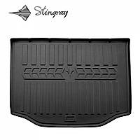 3D коврик с бортами в багажник для TOYOTA RAV 4 XA40 2013-2018 (повнорозмірне запасное колесо) Stingray