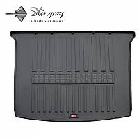 3D коврик с бортами в багажник для VOLKSWAGEN Caddy III 2003-2020 (коротка база) 3 двери Stingray