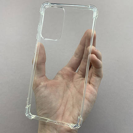 Чохол для Samsung Galaxy A52s силіконовий з бронь кутами чохол на телефон самсунг а52с прозорий ttp, фото 1