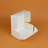 Новорічна коробка для подарунків 120*180*80 мм Різдвяна Подарункова Коробка для гостинців "Сніжинка", фото 2