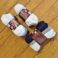 Махровые низкие носки livergy®, 7 пар, размер 39-42 цвет джинс, серый, белый