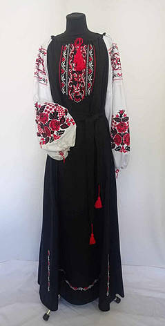 Сукня вишита жіноча (домоткане полотно) "Дерево Життя", фото 1