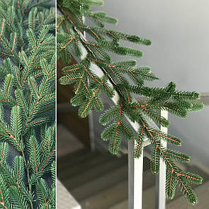 Гірлянда хвойна Traditional лита 1,2 м зелена