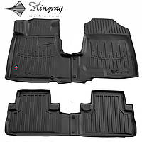 3D коврики с бортами в салон для HONDA CR-V 2007-2012 4 шт Stingray