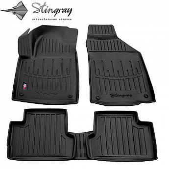 3D килимки з бортами в салон для JEEP Cherokee KL 2013- 5шт Stingray