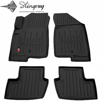 3D килимки з бортами в салон для JEEP Compass І 2006- 4 шт Stingray