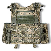 Плитоноска «YURKO» Піксель MM14 під плиту 25×30 см | Ukr shield