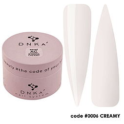 Акрил-гель DNKa’ Аcryl Gel 06 Creamy, 30 мл