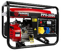 Генератор 2.2/2.8 кВт бензиновый PARKER BRAND PPG-2800, медная обмотка, электростанция
