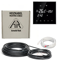 Нагрівальний кабель Arnold Rak Standart 450Вт - 30 метрів (3,0 - 4,6 м2) з терморегулятором Ecoset BHT 800 Wi-Fi