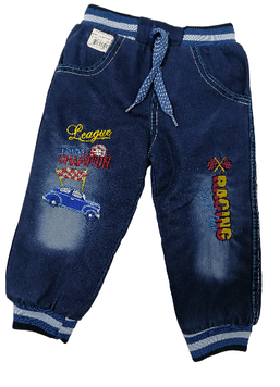 Джинсові (махрові) штани для хлопчика, зріст 80 см.