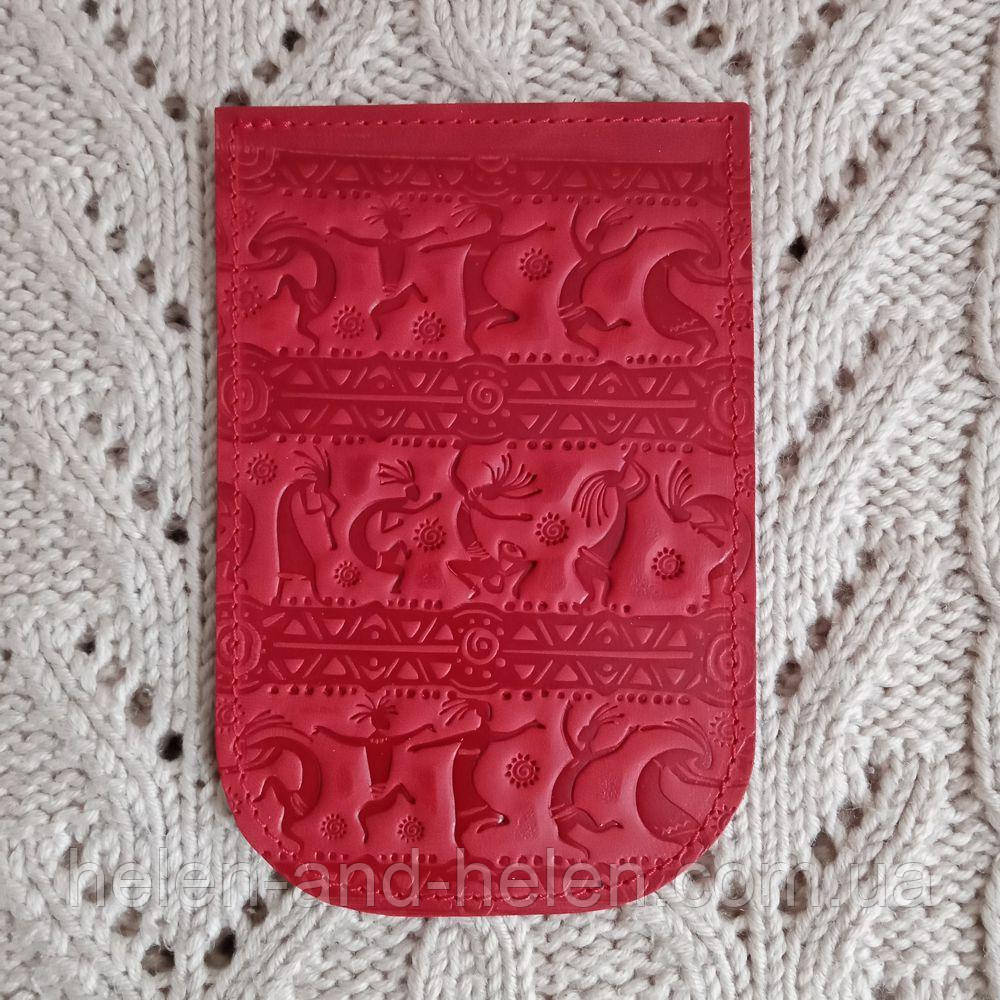 Клапан для міні сумочки 12*18. "Кокопеллi". Колір "Червоний", фото 1