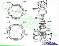Прокладка задней крышки к насосам АПМ Eaton