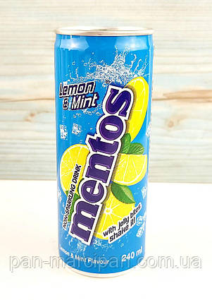 Напій газований Mentos Lemon s Mint 240 мл