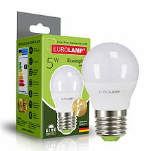 LED Лампа EUROLAMP EKO G45 5W E27 4000K