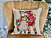Новорічна наволочка гобеленова 45*45 см BABY KISS CHEN-NV, фото 2