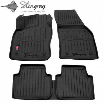 3D килимки з бортами в салон для VOLKSWAGEN Bora 1998-2005 5шт Stingray