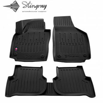 3D килимки з бортами в салон для VOLKSWAGEN Golf Plus 2005-2014 5шт Stingray