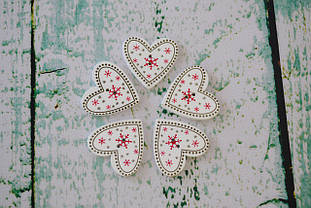 Ґудзик "Різдвяне сердце"