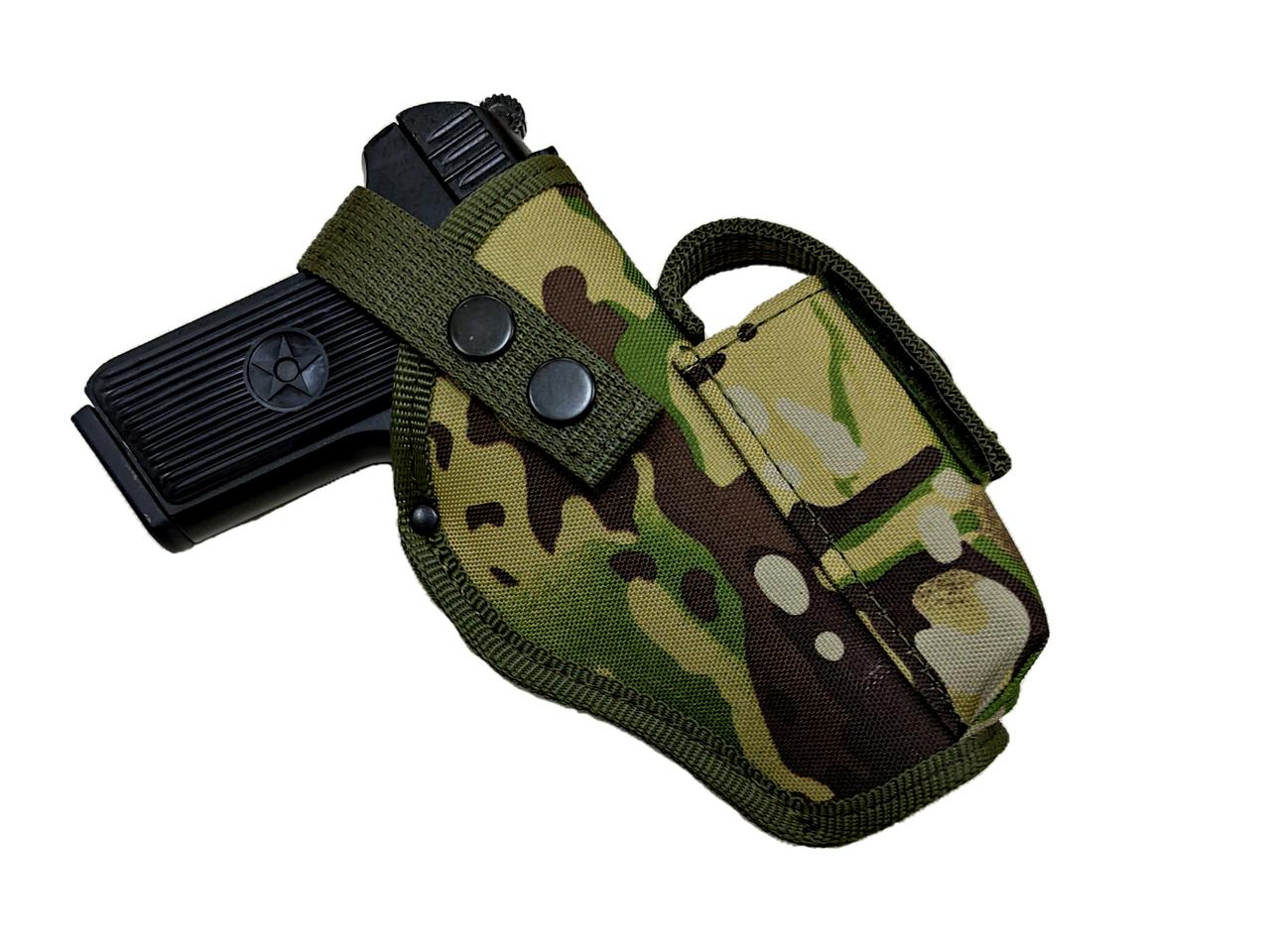 Кобура ТТ поясна з чохлом під магазин колір піксель, Мультикам SV, фото 1
