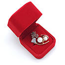 Брошка сніговичок на мітлі 40х30мм, фото 5