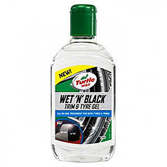 Очищувач-чорніння гуми 300ml "Turtle Wax" Wet N Black 53144-53165 / гель (гума, пластик)