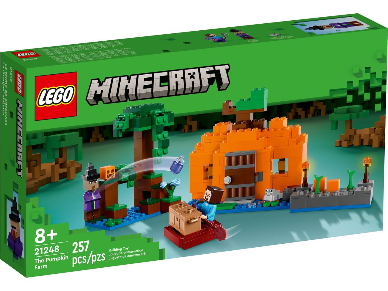 Конструктор LEGO Minecraft Гарбузова ферма 257 деталей (21248)
