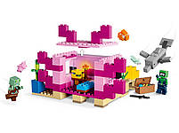Конструктор LEGO Minecraft Дім-Аксолотль 242 деталі (21247), фото 4