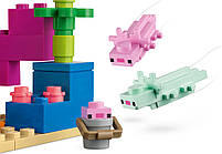 Конструктор LEGO Minecraft Дім-Аксолотль 242 деталі (21247), фото 5